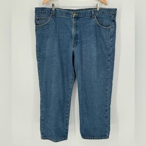 LL Bean Jeans Men’s Big/Tall Denim Jeans Flannel Lined measures 44x29.5 W7